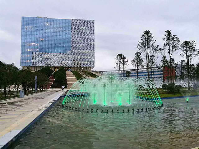 广场喷泉水景