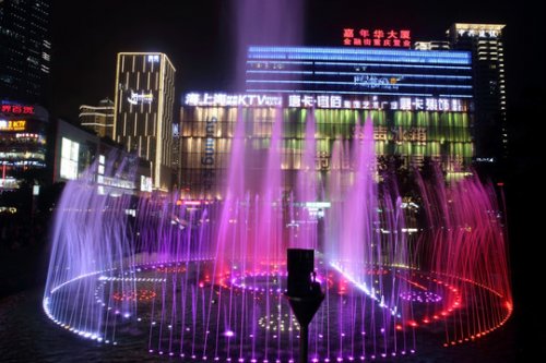 重庆观音桥音乐喷泉