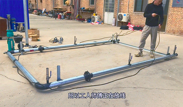 润阳悦达光伏涌泉喷泉水景制作过程